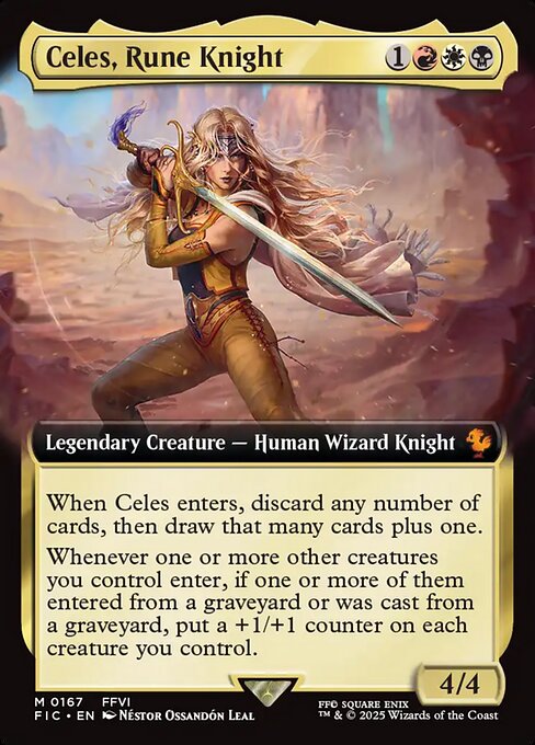 Celes, Rune Knight (FIC-167) (Foil)