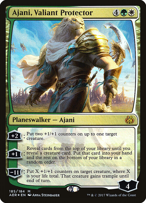 Ajani, Valiant Protector (AER-185) (Foil)