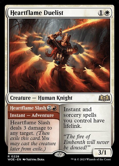 Heartflame Duelist // Heartflame Slash (WOE-228)