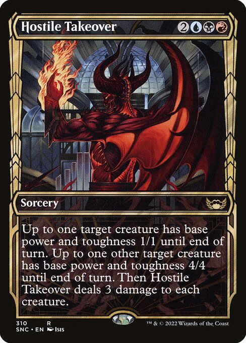 Hostile Takeover (SNC-310) (Foil)