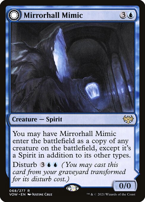 Mirrorhall Mimic // Ghastly Mimicry (VOW-68) (Foil)