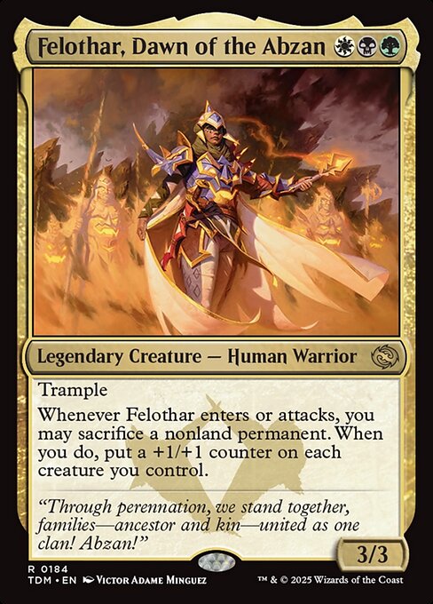 Felothar, Dawn of the Abzan (TDM-184)