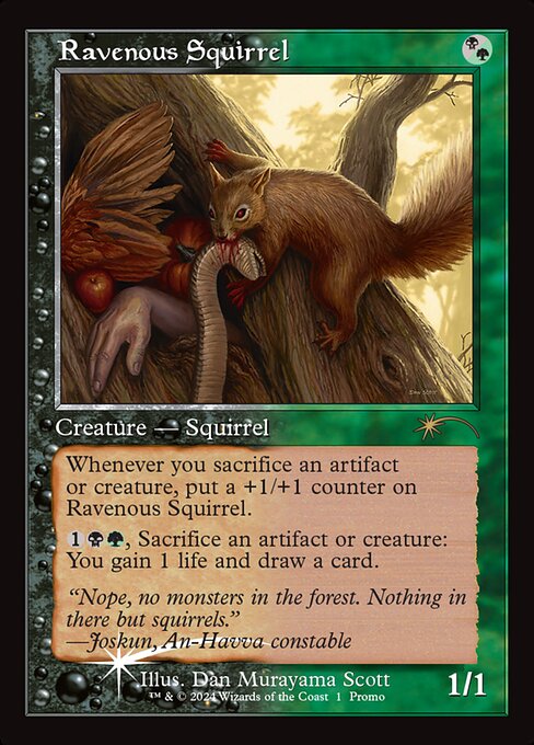 Ravenous Squirrel (PW24-15) (Foil)