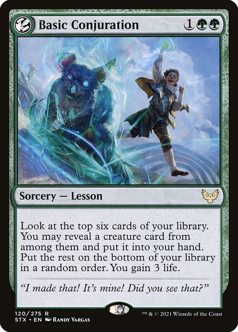 Basic Conjuration (STX-120) (Foil)