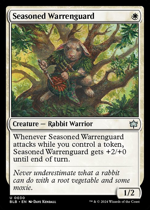 Seasoned Warrenguard (BLB-30) (Foil)