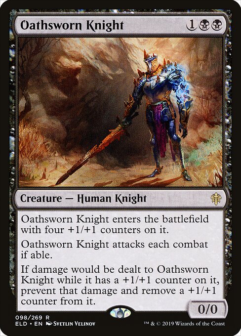 Oathsworn Knight (ELD-98) (Foil)