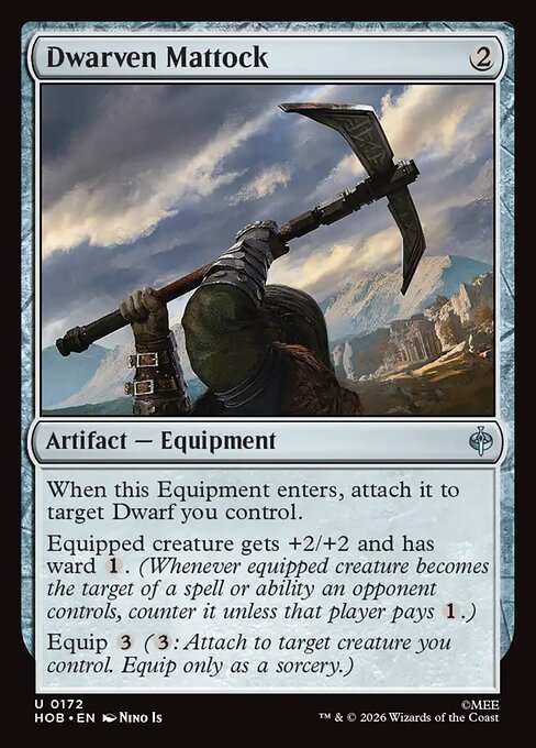 Dwarven Mattock (HOB-172)