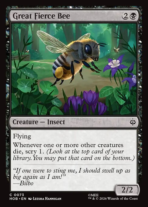 Great Fierce Bee (HOB-73) (Foil)
