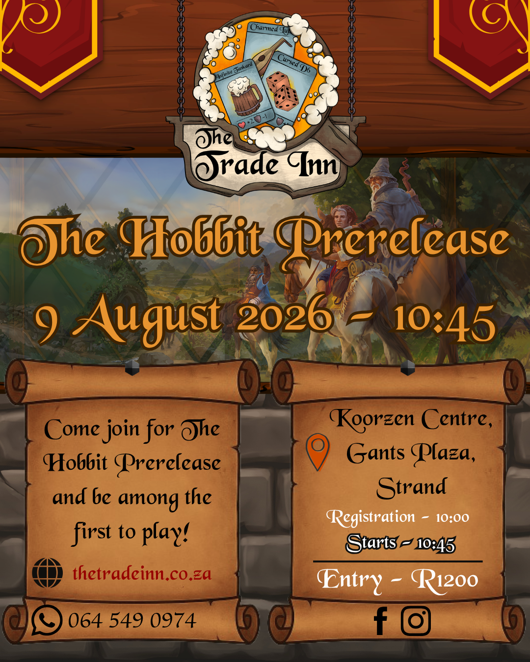 Magic The Gathering - The Hobbit Prerelease - 09 August 2026