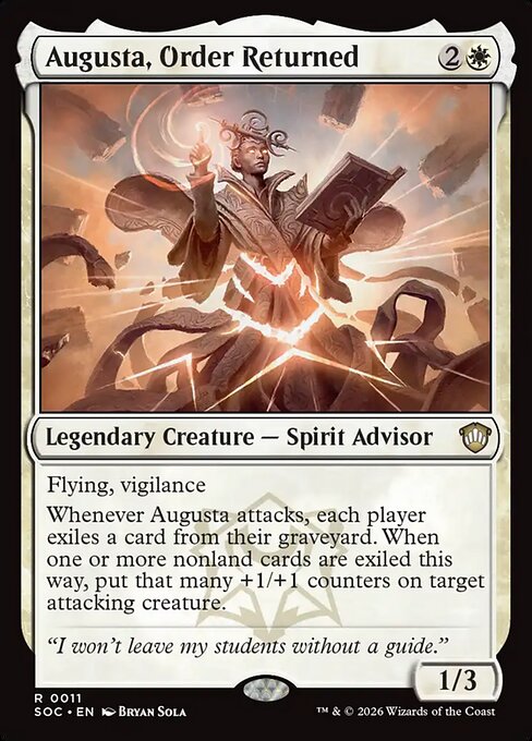 Augusta, Order Returned (SOC-11)