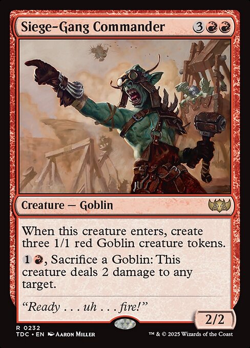 Siege-Gang Commander (TDC-232)