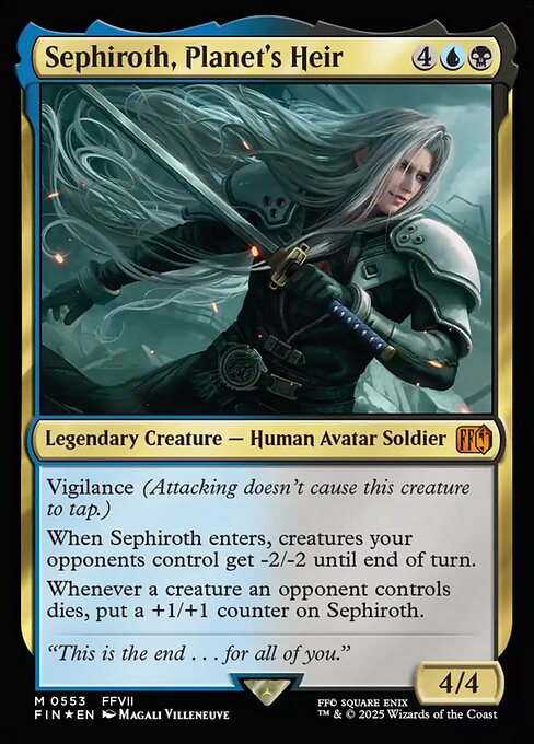 Sephiroth, Planet's Heir (FIN-553) (Foil)