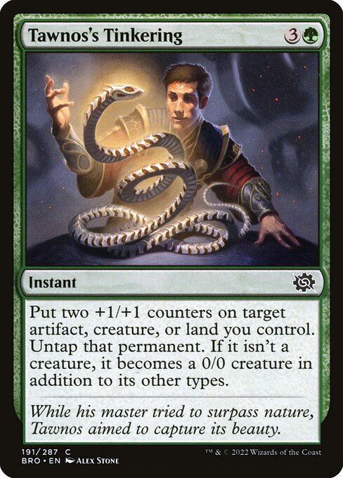 Tawnos's Tinkering (BRO-191) (Foil)