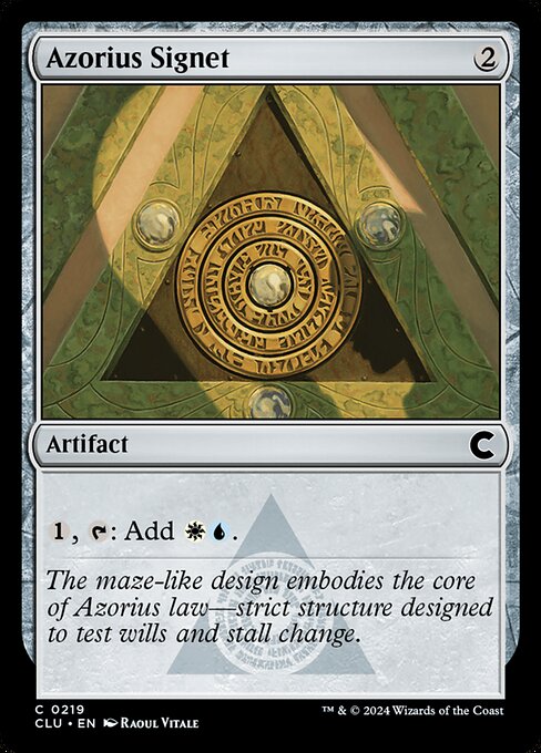 Azorius Signet (CLU-219)