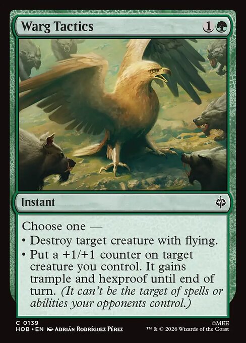Warg Tactics (HOB-139) (Foil)