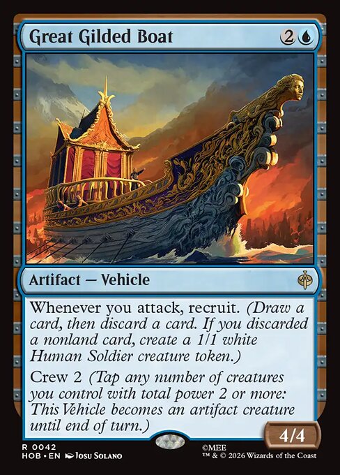 Great Gilded Boat (HOB-42)