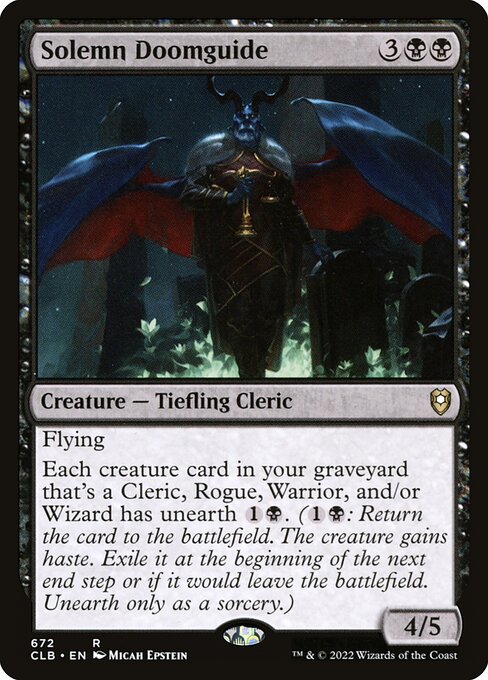 Solemn Doomguide (CLB-672)