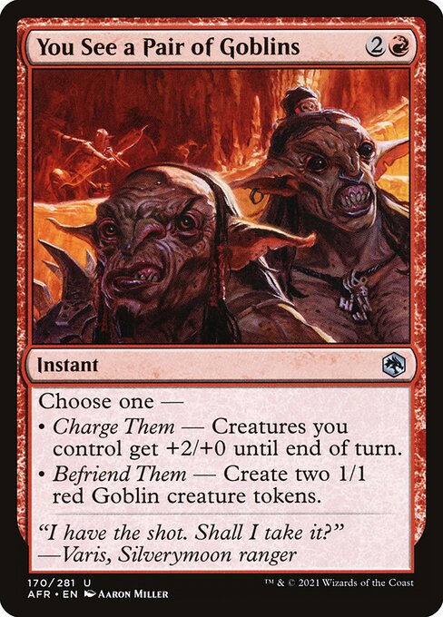 You See a Pair of Goblins (AFR-170)