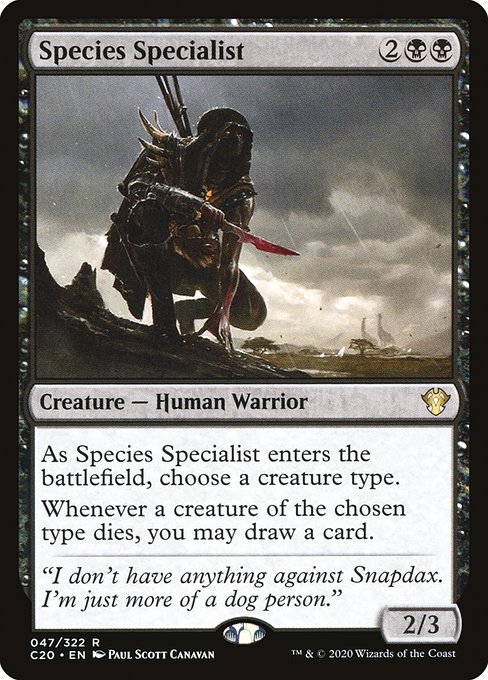 Species Specialist (C20-47)