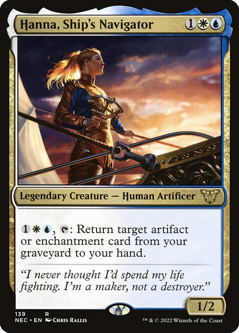 Hanna, Ship's Navigator (NEC-139)