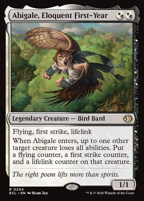 Abigale, Eloquent First-Year (ECL-204)