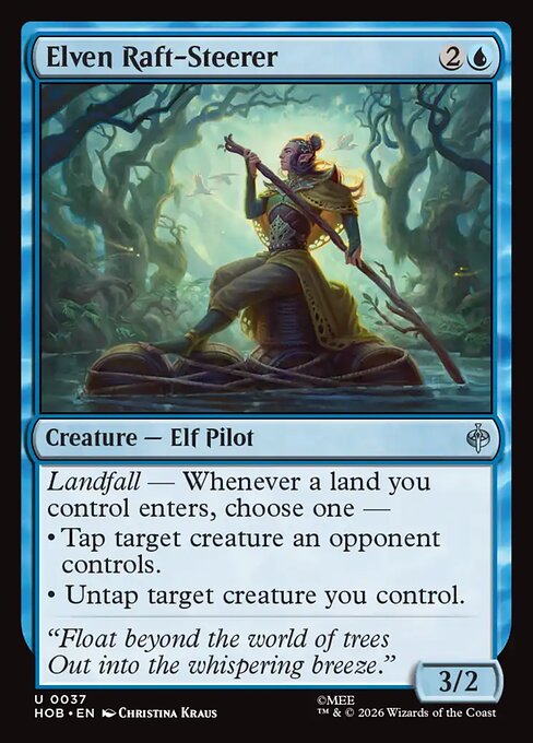 Elven Raft-Steerer (HOB-37)