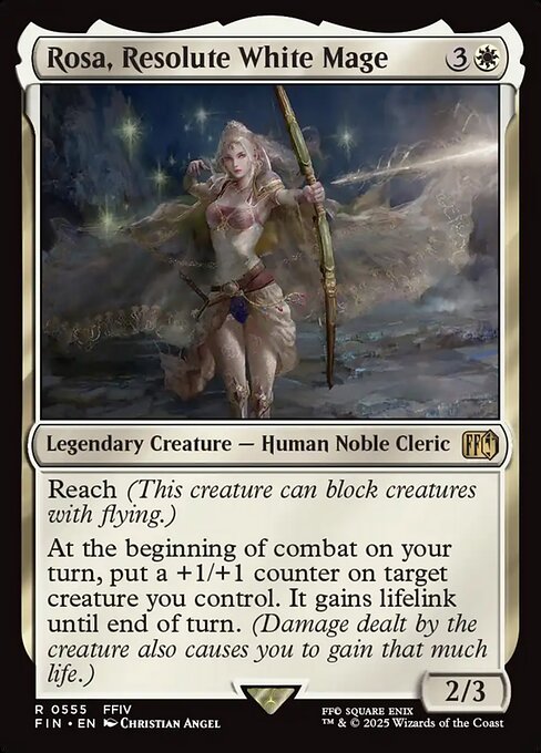 Rosa, Resolute White Mage (FIN-555)