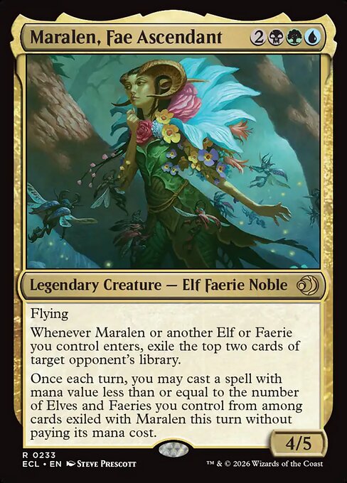 Maralen, Fae Ascendant (ECL-233) (Foil)