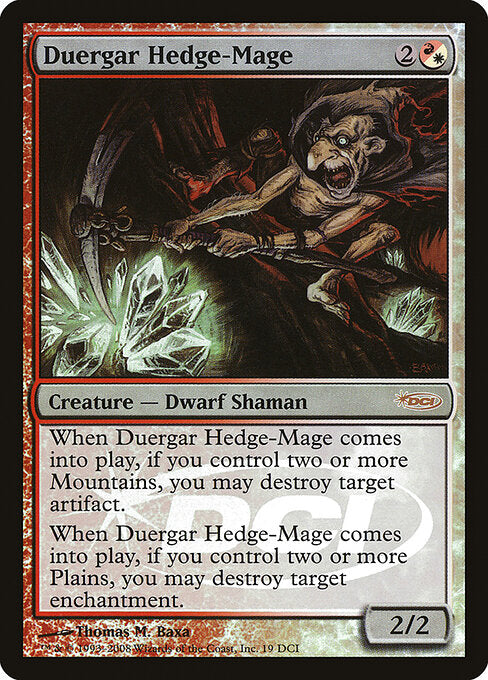 Duergar Hedge-Mage (DCI-19) (Foil)