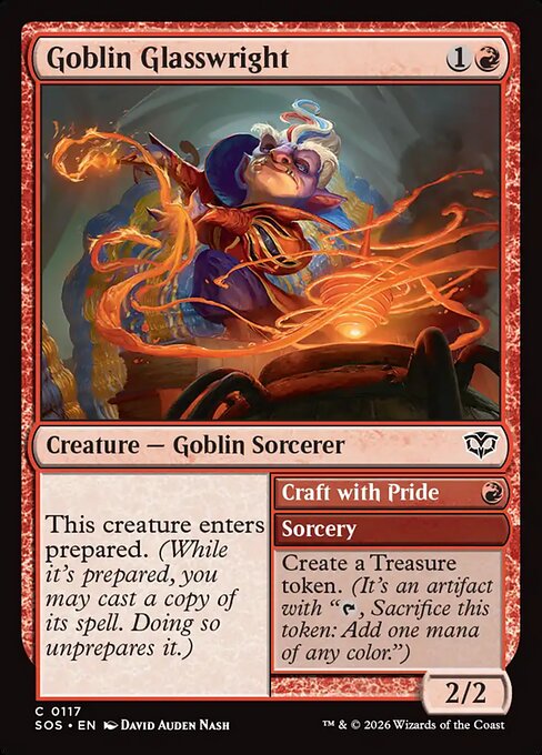 Goblin Glasswright // Craft with Pride (SOS-117) (Foil)