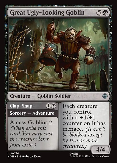 Great Ugly-Looking Goblin // Clap! Snap! (HOB-74) (Foil)