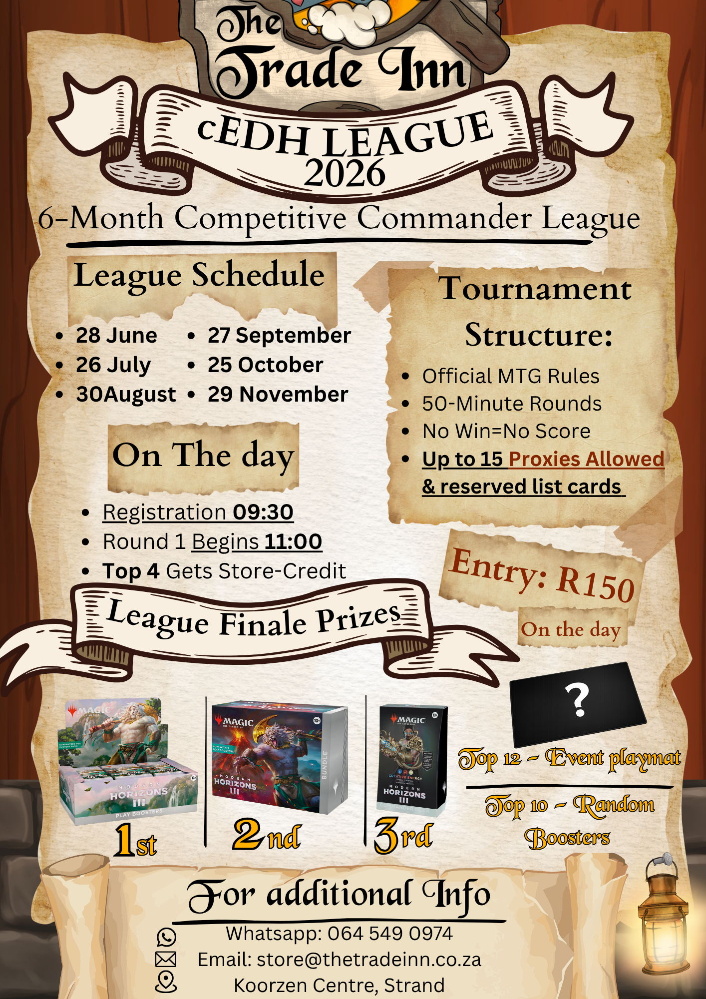 The Trade Inn - cEDH League - 30 August 2026