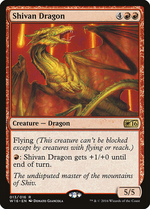Shivan Dragon (W16-13)