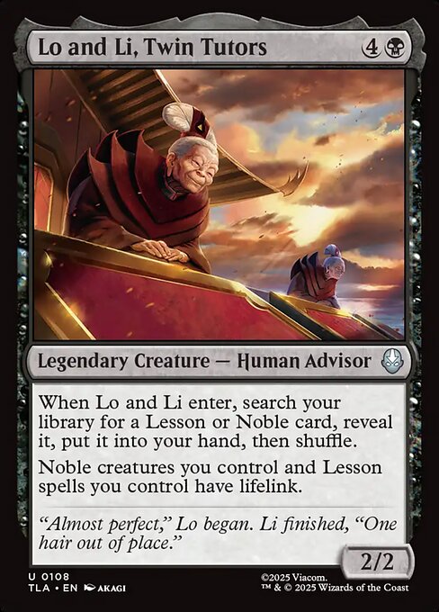 Lo and Li, Twin Tutors (TLA-108) (Foil)