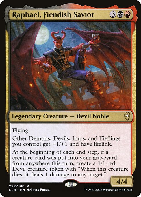 Raphael, Fiendish Savior (CLB-292)