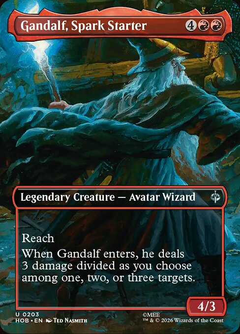Gandalf, Spark Starter (HOB-203) (Foil)