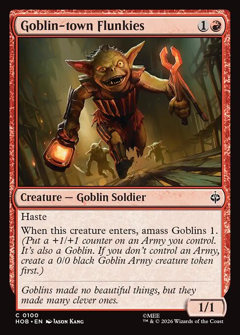 Goblin-town Flunkies (HOB-100) (Foil)