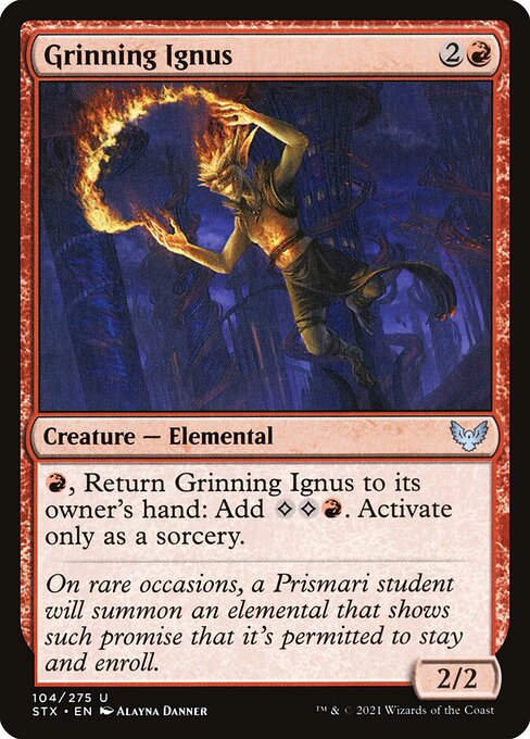 Grinning Ignus (STX-104) (Foil)