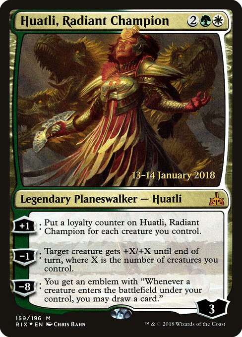 Huatli, Radiant Champion (PRIX-159s) (Foil)