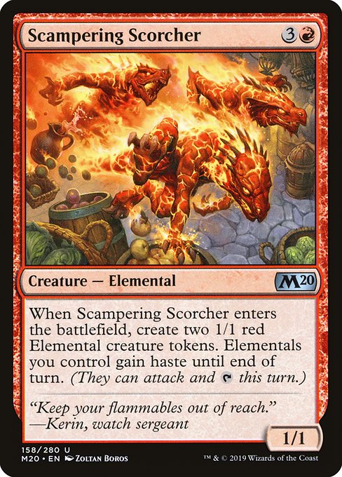 Scampering Scorcher (M20-158)
