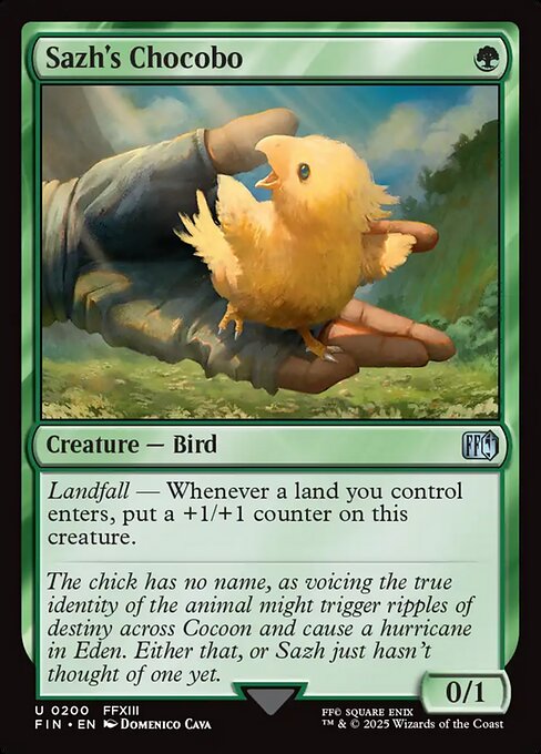 Sazh's Chocobo (FIN-200) (Foil)