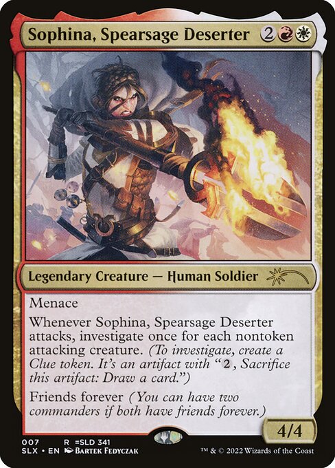 Sophina, Spearsage Deserter (SLX-7)
