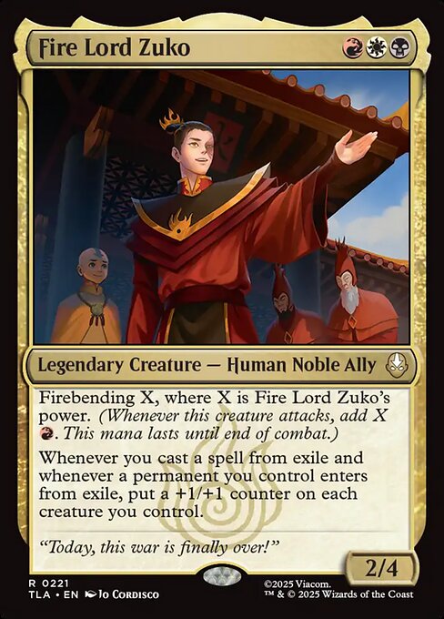 Fire Lord Zuko (TLA-221)