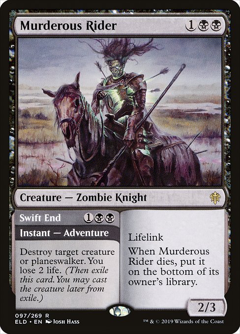 Murderous Rider // Swift End (ELD-97)