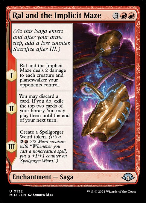 Ral and the Implicit Maze (MH3-132) (Foil)