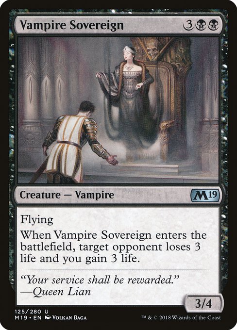 Vampire Sovereign (M19-125)