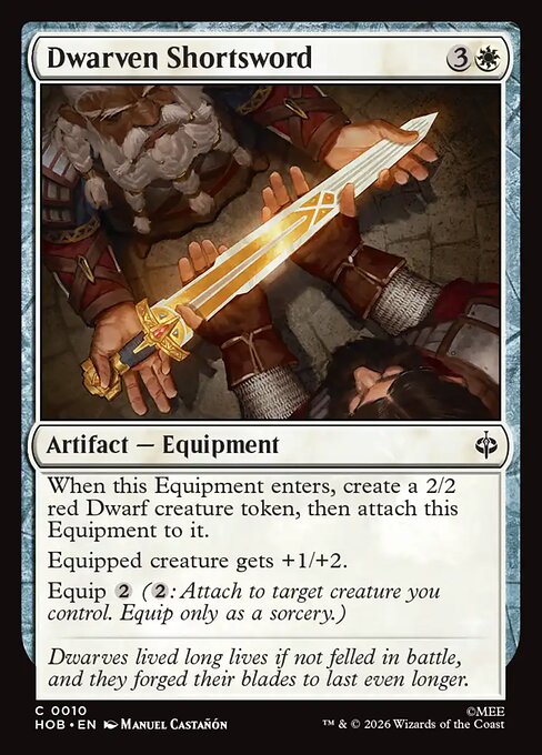Dwarven Shortsword (HOB-10)