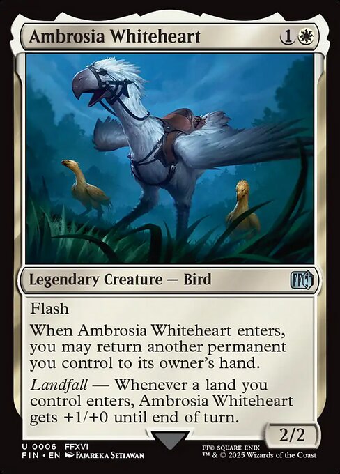 Ambrosia Whiteheart (FIN-6) (Foil)