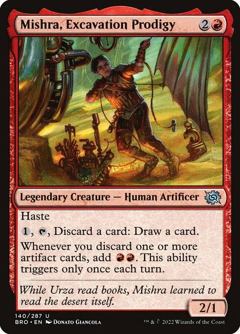Mishra, Excavation Prodigy (BRO-140) (Foil)