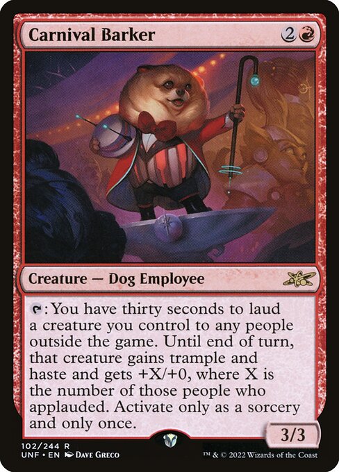 Carnival Barker (UNF-102)
